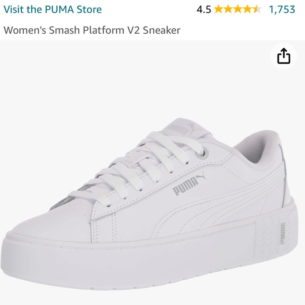 NWT puma smash platform v2 soft foam sneakers